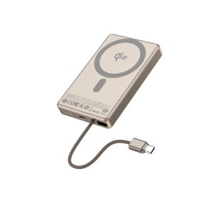 qi2磁吸自带线双向快充10000mah大容量充电宝