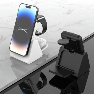 适用于苹果手机手表耳机充电仓三合一磁吸无线充电宝