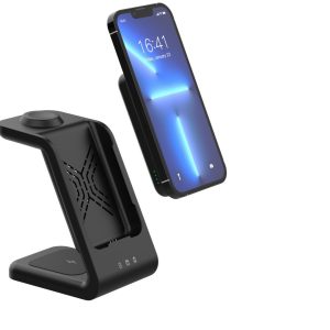 适用于苹果手机手表耳机充电仓的三合一磁吸无线充电宝