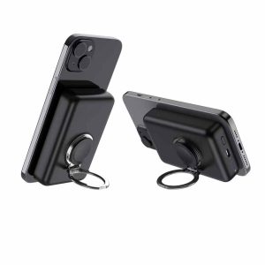 10000mah自带360°旋转支架磁吸无线充电宝